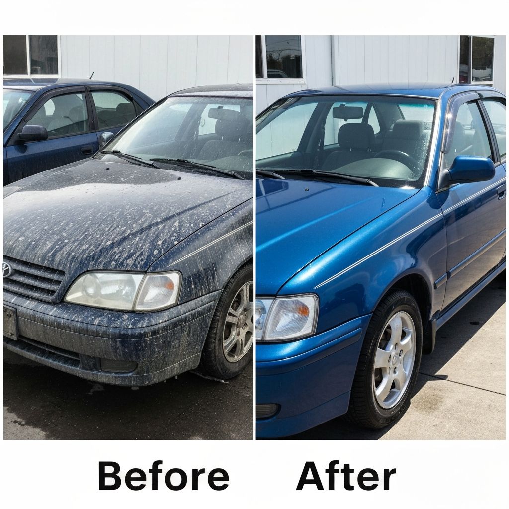 Before and after transformation